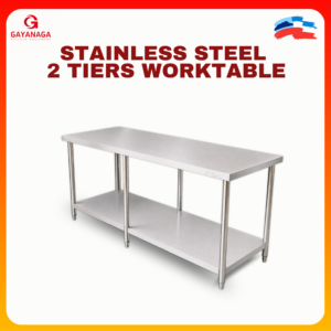 Stainless Steel 2 Tiers Worktable
