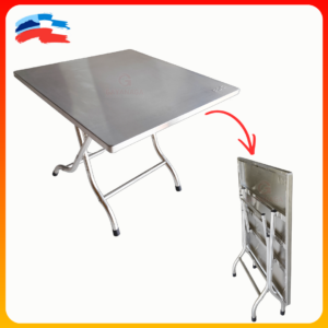 foldable square steel table sabah