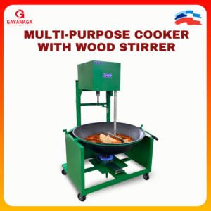 Multi-Purpose Cooker With Wood Stirrer