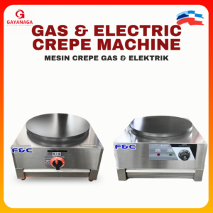 Gas & Electric Crepe Machine | Mesin Crepe