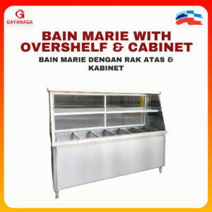 Bain Marie With Overshelf & Cabinet