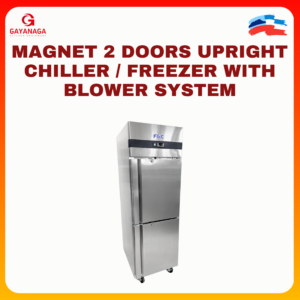 Magnet 2 Doors Freezer With Blower System