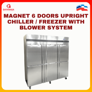 Magnet 6 Doors Freezer With Blower System